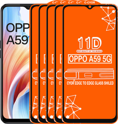 CYOR Edge To Edge Tempered Glass for TECNO SPARK 8 PRO(Pack of 5)