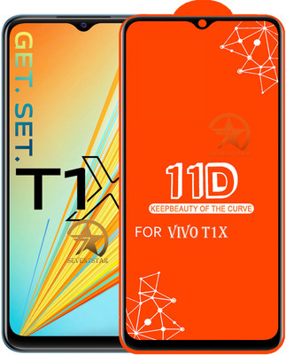 SEVEN7STAR Edge To Edge Tempered Glass for VIVO T1X(Pack of 1)