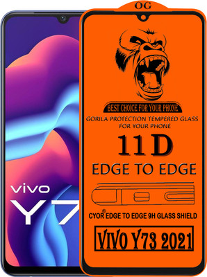 CYOR Edge To Edge Tempered Glass for VIVO Y73 2021(Pack of 1)