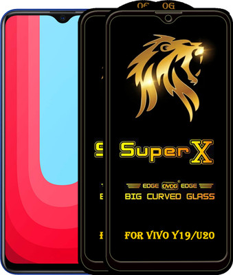 PFOAM Edge To Edge Tempered Glass for VIVO U20(Pack of 2)