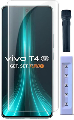 BRENZZ Edge To Edge Tempered Glass for vivo T4 5G(Pack of 1)