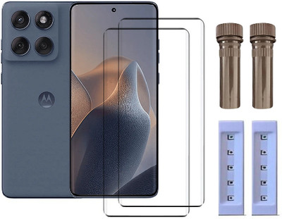crixus Edge To Edge Tempered Glass for MOTOROLA Edge 60 Fusion 5G(Pack of 2)