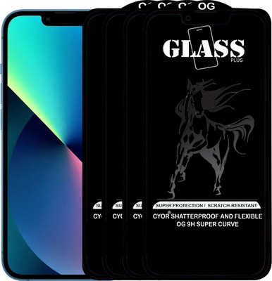 CYOR Edge To Edge Tempered Glass for IPHONE 13 PRO(Pack of 4)