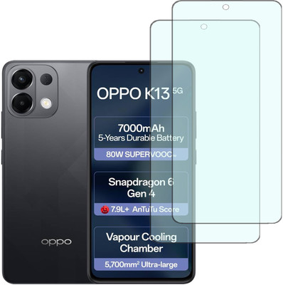 KARTRAY Edge To Edge Tempered Glass for OPPO K13 5G, Matte Tempered Glass(Pack of 2)