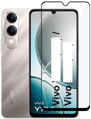 NIMMIKA ENTERPRISES Edge To Edge Tempered Glass for Vivo Y19e 5G(Edge-to-Edge Coverage | 9H Hardness Protection | High-Definition Clarity | Bubble-Free Installation | Shatter-Resistant Technology | Oleophobic Coating | Case-Friendly Design)(Pack of 1)