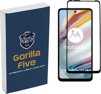 GORILLA FIVE Edge To Edge Tempered Glass for MOTO G40-FUSION(Pack of 2)