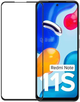 Q Box Edge To Edge Tempered Glass for Redmi Note 11s(Pack of 1)