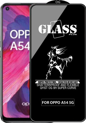 Qyist Edge To Edge Tempered Glass for OPPO A54 5G(Pack of 1)