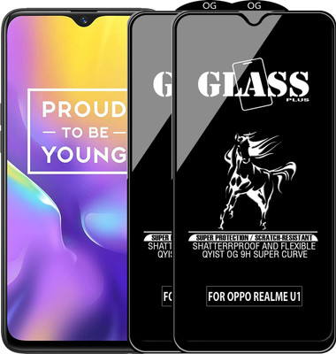 Qyist Edge To Edge Tempered Glass for Realme U1(Pack of 2)