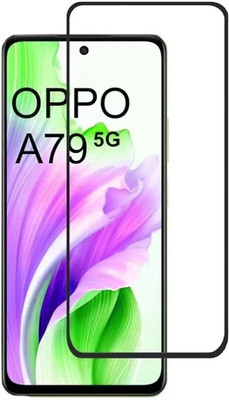 COVJ Edge To Edge Tempered Glass for OPPO A79 5G(Pack of 1)