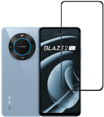 DMJHP Edge To Edge Tempered Glass for Lava Blaze 2 5G(Pack of 1)