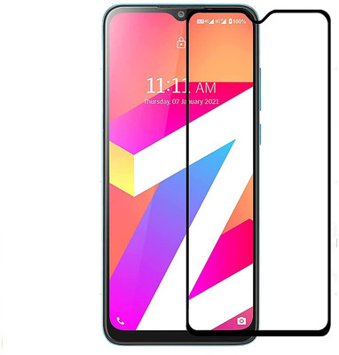 O2MG Edge To Edge Tempered Glass for LAVA Z3(Pack of 1)
