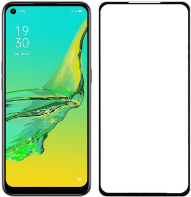RCHJV Edge To Edge Tempered Glass for Oppo F19(Pack of 1)