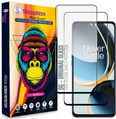 Shoppitzzo Edge To Edge Tempered Glass for OnePlus Nord CE 4 5G (6.7 Inch)**NeoShield**Millitary Grade-Anti Explosion-Tempered Glass/Full Screen Coverage-Edge to Edge/9H Hardness/With Easy Installation Kit(Pack of 2)