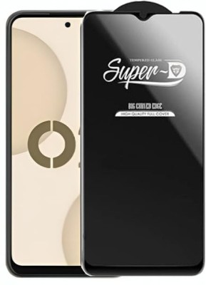 SM Styles Edge To Edge Tempered Glass for Lava O2(Pack of 1)