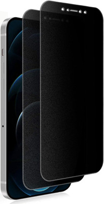 Maxpro Edge To Edge Tempered Glass for Apple iPhone 12, Apple iPhone 12 Pro Matte Privacy Screen Protector(Pack of 2)