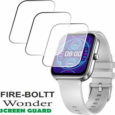 JSGROWITTECH Edge To Edge Tempered Glass for FIRE-BOLTT WONDER 1.8INCH(Pack of 2)
