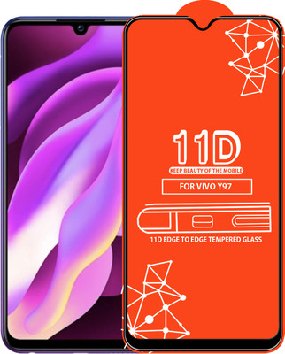 Qyist Edge To Edge Tempered Glass for Vivo Y97(Pack of 1)