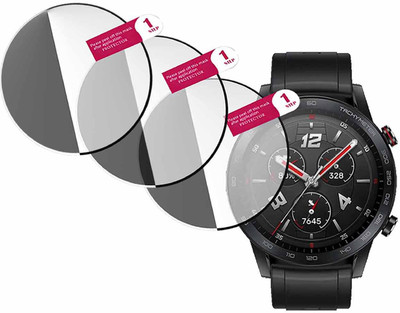 HIDEOUS Edge To Edge Tempered Glass for Honor Watch GS 3i(Pack of 3)