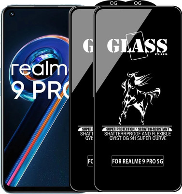 Qyist Edge To Edge Tempered Glass for REALME 9 PRO 5G(Pack of 2)