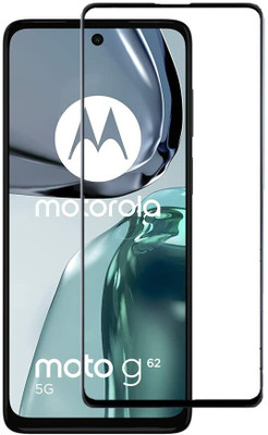 EITANSHA CREATION Edge To Edge Tempered Glass for Motorola G62, Moto G62(Pack of 1)
