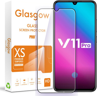 Glasgow Edge To Edge Tempered Glass for Vivo V11 Pro(Pack of 1)