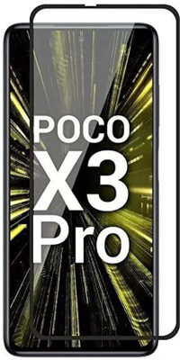 SRT Edge To Edge Tempered Glass for Poco X3 Pro(Pack of 1)