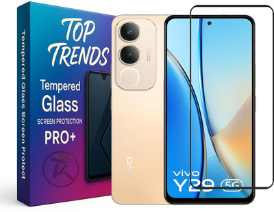 TopTrends Edge To Edge Tempered Glass for vivo Y29 5G, with Easy Self Installation Kit(Pack of 1)