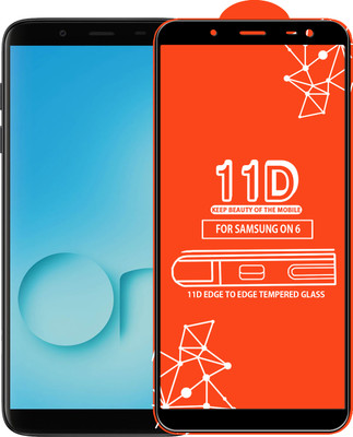 Qyist Edge To Edge Tempered Glass for Samsung Galaxy On6(Pack of 1)