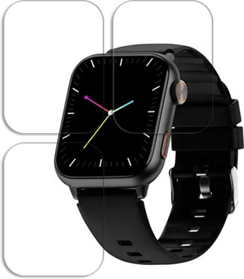 SOMTONE Edge To Edge Tempered Glass for alt Drip Max 2 inch SMARTWATCH SCREEN GUARD(Pack of 3)
