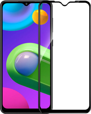 RCHJV Edge To Edge Tempered Glass for Samsung Galaxy M02(Pack of 1)