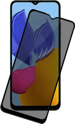 HUPSHY Edge To Edge Tempered Glass for SAMSUNG Galaxy M04 (Privacy Glass)(Pack of 1)