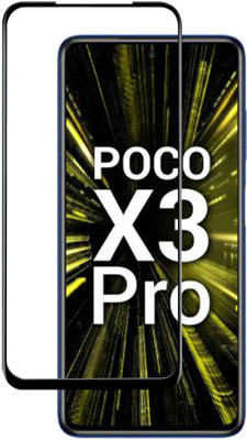 SRT Edge To Edge Tempered Glass for Poco X3 Pro(Pack of 1)