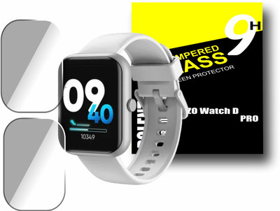 Olonga Edge To Edge Tempered Glass for DIZO WATCH D PRO(Pack of 2)