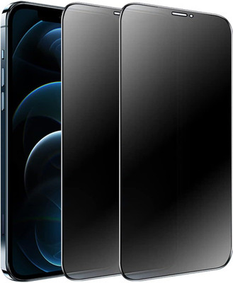 Spinzzy Edge To Edge Tempered Glass for iPhone 12 Pro Max(Pack of 2)
