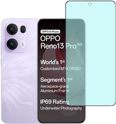 KARTRAY Edge To Edge Tempered Glass for Oppo Reno 13 Pro 5G, Matte Glass(Pack of 1)