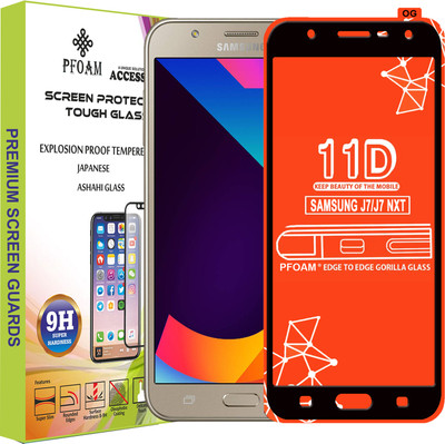 PFOAM Edge To Edge Tempered Glass for SAMSUNG GALAXY J7(Pack of 1)