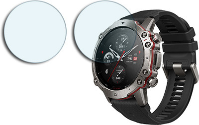 SOMTONE Edge To Edge Tempered Glass for Amazfit Falcon(Pack of 2)