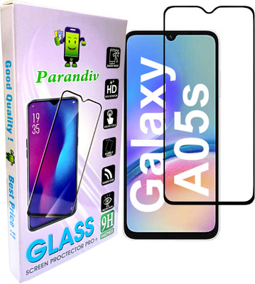 PARANDIV Edge To Edge Tempered Glass for Branded High Quality Tempered For Samsung Galaxy A05s(Pack of 1)