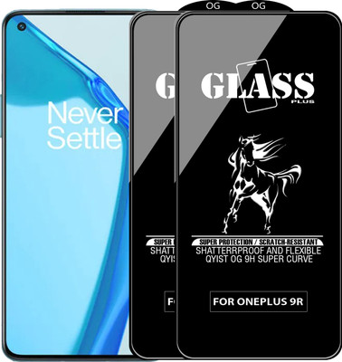 Qyist Edge To Edge Tempered Glass for ONEPLUS 9R(Pack of 2)
