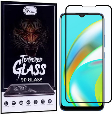 iKare Edge To Edge Tempered Glass for Realme C15(Pack of 1)