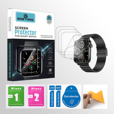 SOMTONE Edge To Edge Tempered Glass for Fire-Boltt Visionary Ultra 1.78 inch Smartwatch 4 PROTECTOR + 4 WIPES + 4 DUST REMOVAL STICKER + 1 WIPER(Pack of 4) SOMTONE Edge To Edge Tempered Glass for Fire-Boltt Visionary Ultra 1.78 inch Smartwatch 4 PROTECTOR + 4 WIPES + 4 DUST REMOVAL STICKER + 1 WIPER(Pack of 4)