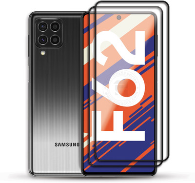 PROACCS Edge To Edge Tempered Glass for Samsung Galaxy F62(Pack of 2)