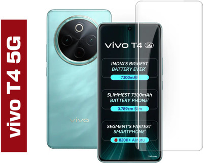 Gorilla Cases Edge To Edge Tempered Glass for vivo T4 5G, vivo T4(Pack of 1)