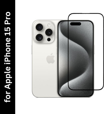 Kartuce Edge To Edge Tempered Glass for APPLE iPhone 15 Pro, iPhone 15 Pro(Pack of 1)