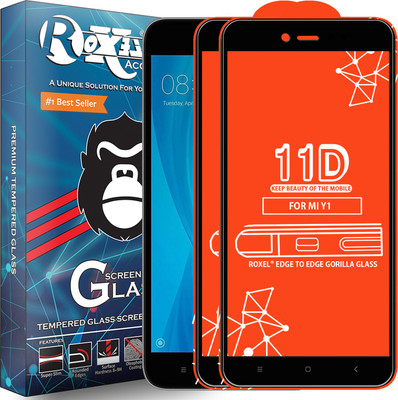 Roxel Edge To Edge Tempered Glass for Mi Redmi Y1(Pack of 2)