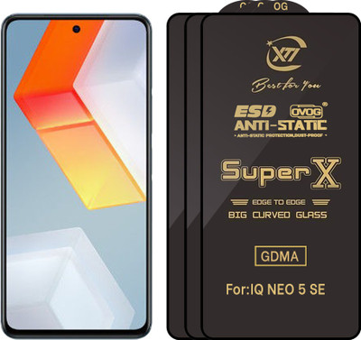 GDMA Edge To Edge Tempered Glass for iQOO Neo 5 SE 5G(Pack of 3)