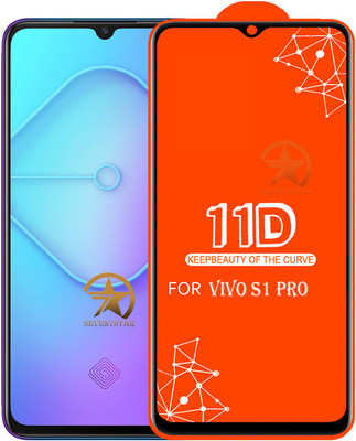 SEVEN7STAR Edge To Edge Tempered Glass for VIVO S1 Pro(Pack of 1)