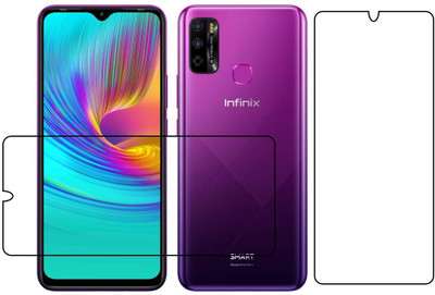 HINDU Screen Guard for Infinix Smart 4 Plus Tempered Glass impossible plastic & Fiber Infinix Smart 4 Plus(Pack of 1)