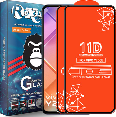 Roxel Edge To Edge Tempered Glass for Vivo Y200E(Pack of 2)